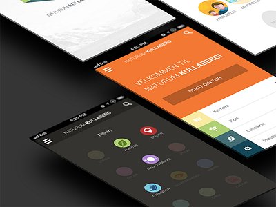 Filter page app concept feed filter flat flat design ios7 iphone iphone app