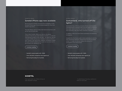 Footer concept article black flat footer minimalistic simple web web design website white
