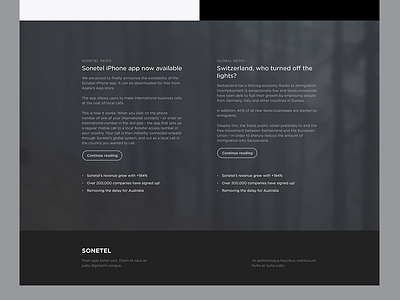 Footer concept
