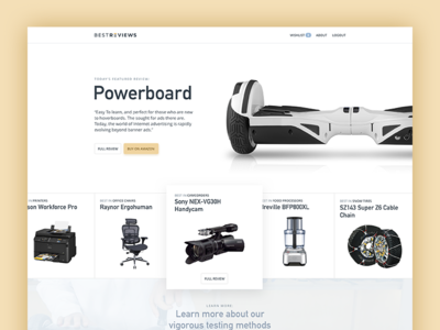 Reviews-site concept