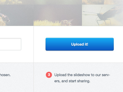 Upload blue button minimalistic simple simplistic upload web design
