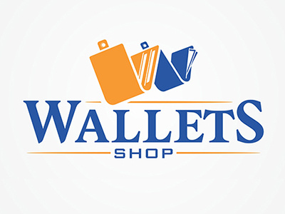 Wallets Shop - Logo logo logo design logos logotype wallets