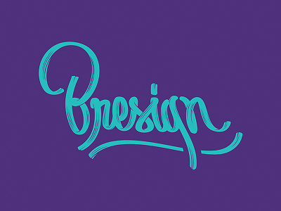 Bresign - Final Solution lettering logo logo design