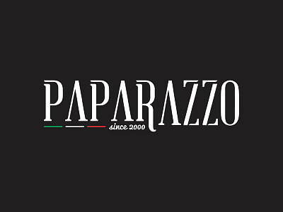 Paparazzo 2 design logo logo design logotype