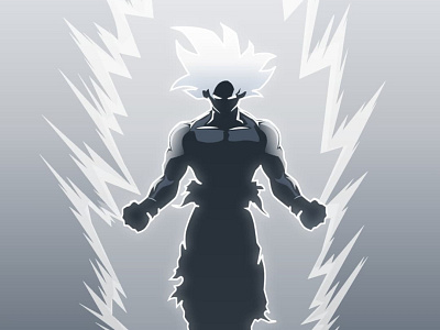 Goku(Kakarot) 3d animation graphic design illustration ui
