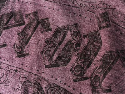 Heroic Stories of Hope - Sevenly Close Up Purple apparel art campaign do good drew melton screen printing sevenly tee texture typography