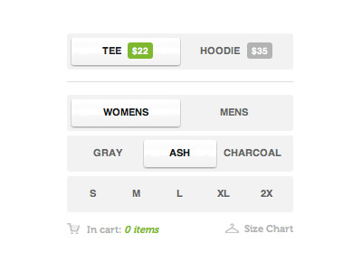 Sevenly UPDATED UI Checkout Process buttons charity dogood ecommerce layout sevenly shaun moynihan tee ui white
