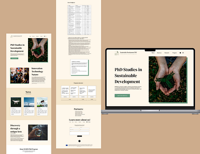 PhD studies website design branding emotional design ui