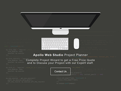 Apollo Web Studio Landing Page css html landing page