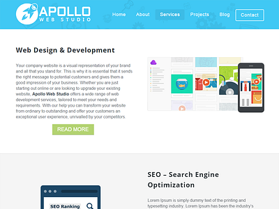 Apollo Web Studio - Services Page