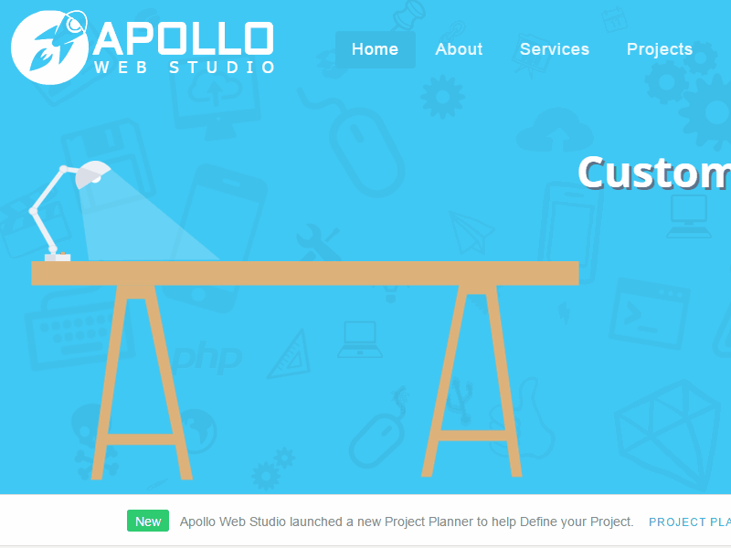 Apollo Web Studio Services CSS3 Animated Slider