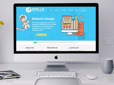 Apollo Web Studio Home Page Hero