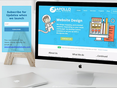 Apollo Web Studio Landing Page apollo css landing
