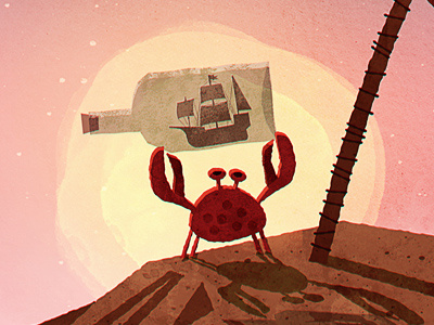 King Crab illustration