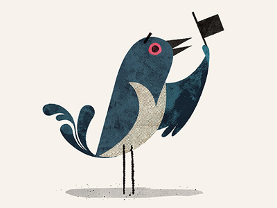 Dapper Bird illustration