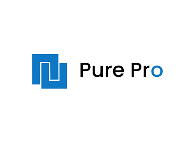 Pure Pro Logo Design art branding design flat graphic design icon illustrator logo minimal vector