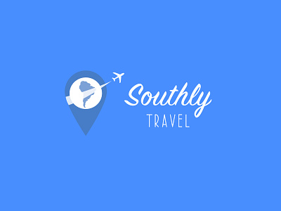 Southly Travel Logo art branding business design flat graphic design illustrator logo minimal vector