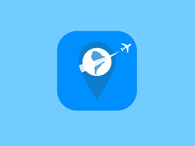 Southly Travel App Icon app branding business design graphic design icon illustrator ios logo ui ux website