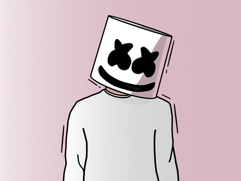 Marshmello Fan Art by Oisin Conroy on Dribbble