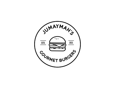 Gourmet Burger Ktchen Logo art badge logo badges branding business design flat graphic design highendlogo illustraion illustrator logo minimal vector