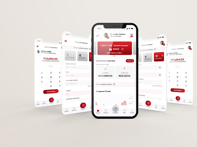 Zenith Mobile App Redesign banking app design product design ui ux