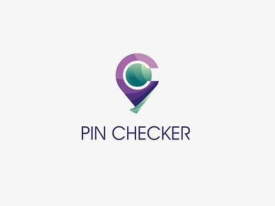 Pin Checker Logo Concept design logo modern pin pin logo pineapple