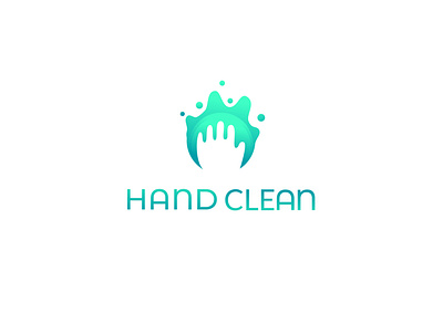 Hand Clean Logo Design Concept clean design hand logo modern