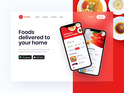 Food Delivery App app clean delivery app food food and drink food app food delivery app food delivery application food delivery service food design food order illustration mobile app recipe app restaurant app tracking app ui uiux