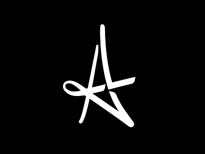 AL monogram branding emblem identity lettering logo monogram symbol typogaphy