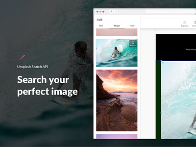 Unsplash Search on STUDIO