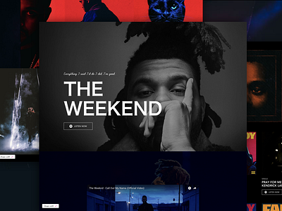 The Weekend Concept Page design with STUDIO