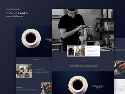 HOLIDAY CAFE  | STUDIO Template