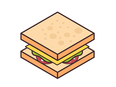 Isometric food icon 01
