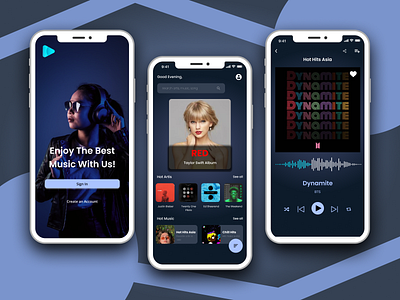 Music Player UI design mobile app music music player uide uidesign