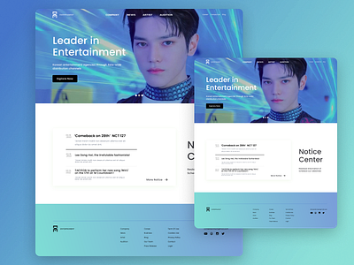 Kpop Entertaiment Website