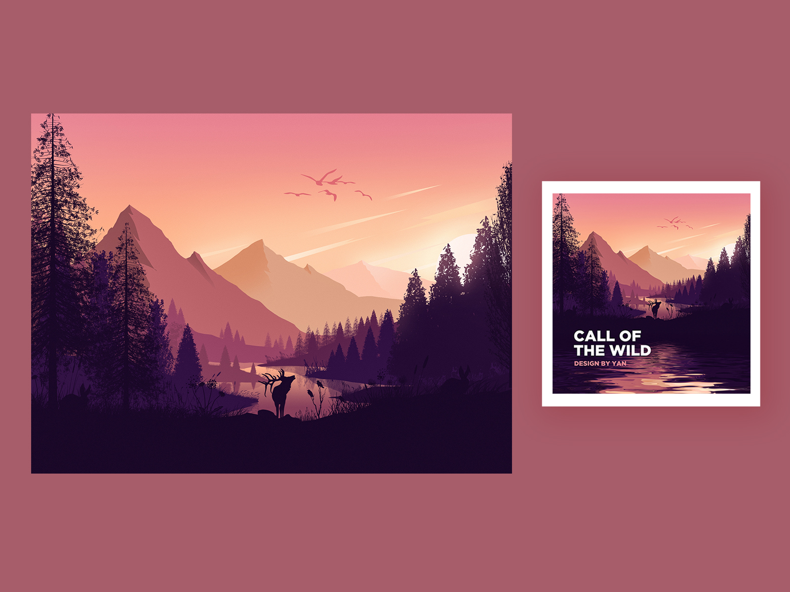 Landscape by Jesse on Dribbble