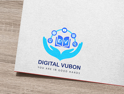 Minimalist Logo Design for DIGITAL VUBON company businesscard creative logo graphicisdesign graphicsdesign graphicsdesigner logo logo designer logo designers logodesigner logomaker minimalist minimalist design