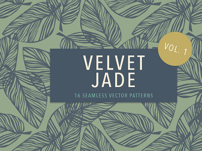 Velvet Jade | Vector Pattern Collection