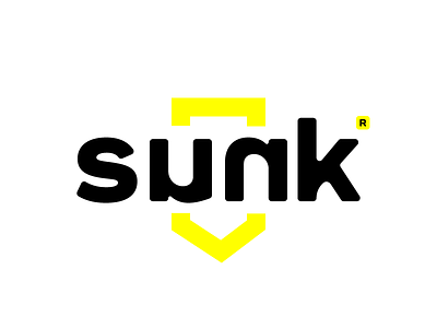 Sunk crest logo mark