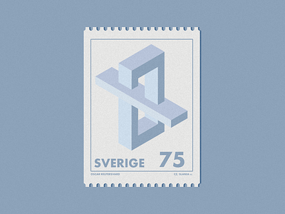 Postage Stamp - Sverige 75