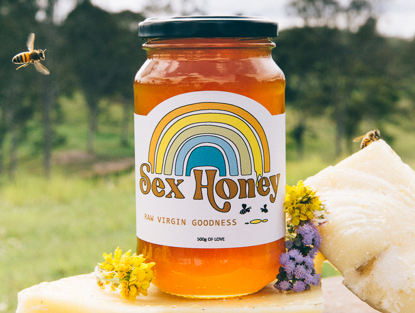 Sex Honey Branding and Label by Moriah Overell on Dribbble