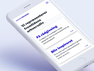 Dansk Erhverv branding identity webdesign