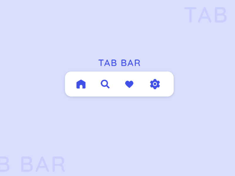 Tab Bar Design graphic design tabbar ui ux