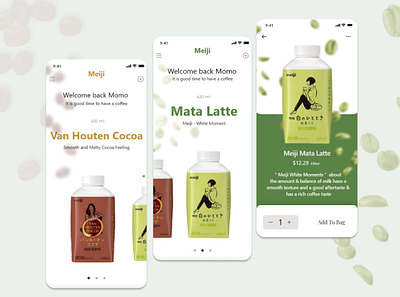 Coffee Ordering App - Basic UIs