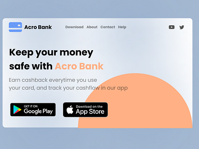 Banking App Landing Page
