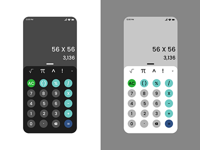 Calculator UI android app design app app design calc calculator dailyui design graphic design ui ui design ui ux ux