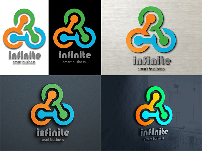 Infinite Business Logo branding business company creative logo modern new