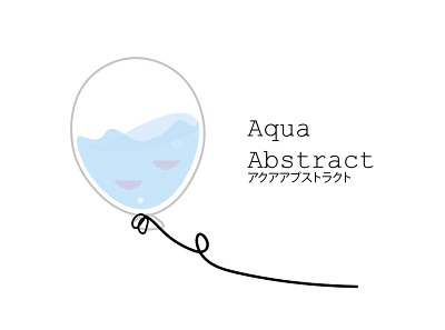 Aqua Abstract abstract adobe illustrator balloon design fish illustration minimal vector