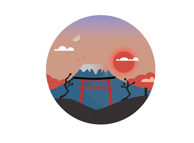 Mount Fujii 2021 2k21 adobe adobe illustrator design illustration minimal vector