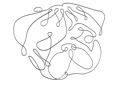 Pug | Line Drawing drawing free hand line pablo picasso line pug sketch